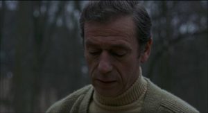 Yves Montand as disgraced cop Jansen in Jean-Pierre Melville's Le cercle rouge (1970)
