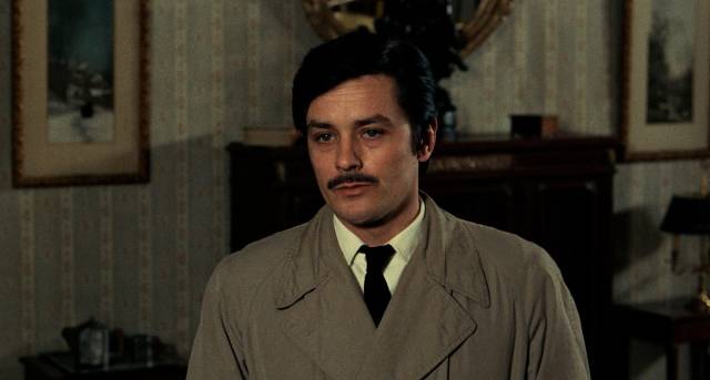 Alain Delon as ex-con Corey in Jean-Pierre Melville's Le cercle rouge (1970)