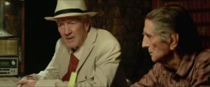 And every evening a drink with his friend Howard (David Lynch) in John Carroll Lynch's Lucky (2017)