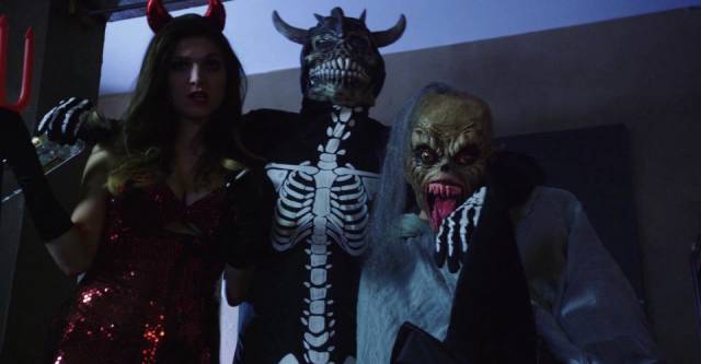 A drug-fuelled Halloween party leads to craziness and death in Ruggero Deodato's Ballad in Blood (2016)