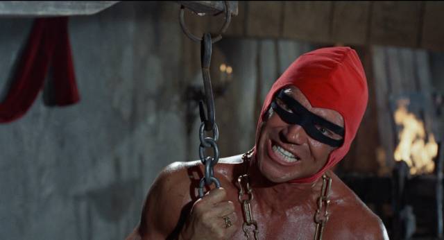 Mickey Hargitay goes to town in the family dungeon in Massimo Pupillo's Bloody Pit of Horror (1965)