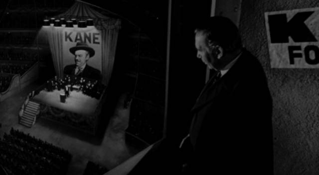 Charles Foster Kane (Orson Welles)'s opponent James Gettys (Ray Collins) understands the political game far better than the upstart newspaperman in Orson Welles' Citizen Kane (1941)