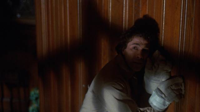Donny Kohler (Dan Grimaldi) takes his search for friends to extremes in Joseph Ellison's Don't Go in the House (1979)
