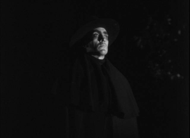 A mysterious figure offers the three friends refuge for the night in Fernando de Fuentes’ The Phantom of the Monastery (1934)