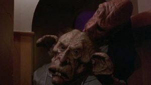 A couple of the mutants in Granny Ruth's haven in Frank Henenlotter's Basket Case 2 (1990)