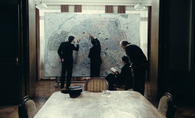 The French authorities plan the round-up and mass deportation of Jews in Joseph Losey's Mr. Klein (1976)