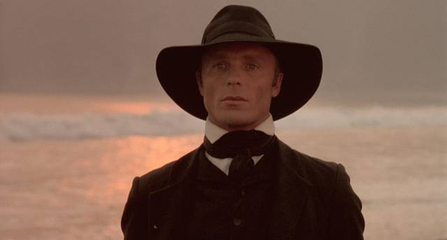 William Walker (Ed Harris) sees American expansionism as a mission from God in Alex Cox's Walker (1987)