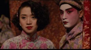 Chan (Leslie Cheung) immerses himself in theatricality in Stanley Kwan's Rouge (1987)