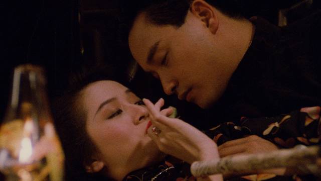 ... drives Chan (Leslie Cheung) and Fleur (Anita Mui) into a drug-hazed retreat from the world in Stanley Kwan's Fleur (1987)
