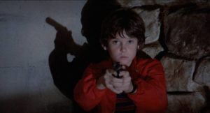 Young video game fan Davey (Henry Thomas) takes on real spies in Richard Franklin's Cloak & Dagger (1984)