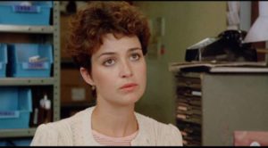 Amy (Annie Potts) realizes that Bobby (John Laughlin) can never give what she wants from a relationship in Ken Russell's Crimes of Passion (1984)