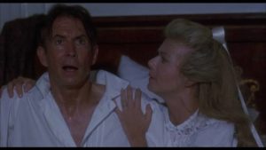 Dr. Jekyll (Anthony Perkins) is haunted by childhood trauma in Gérard Kikoïne's Edge of Sanity (1989)