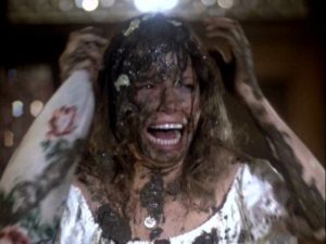 A vicious attack on Sarah (Kay Lenz) by the mean girls in Robert Day's The Initiation of Sarah (1977)