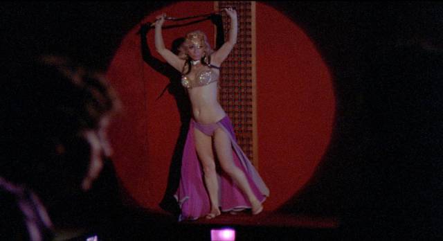 Stripper Gloria Calvin (Marcia Knight) dances with a snake in William Grefé's Stanley (1972)