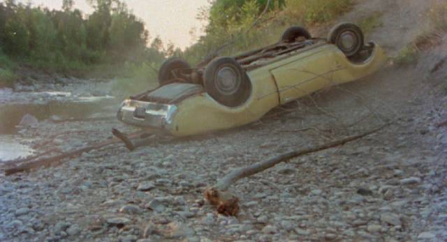 Fred (Dominic Hogan)'s bad driving leads to a fortuitous opportunity in Brian Damude's Sudden Fury (1975)