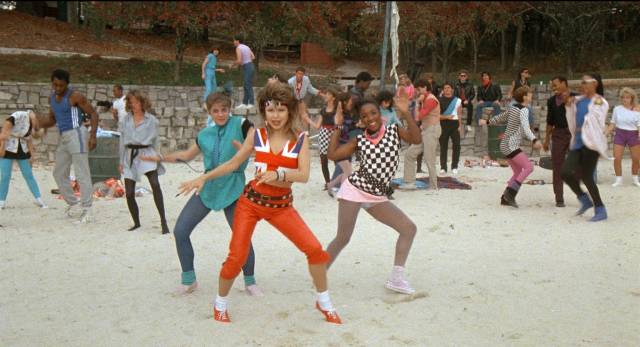 Dee Dee (Pia Zadora) just wants to sing and dance in James Fargo's Voyage of the Rock Aliens (1984)