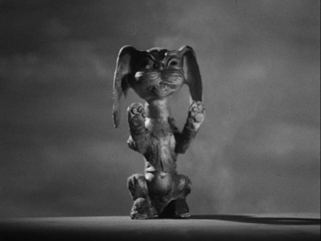 A Chinese figurine appears in a sculptor's dream in Theordore Zichy's Mingoloo (1958)