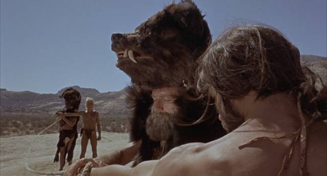 Twin brothers are prepared for ritual combat in Don Chaffey's Creatures the World Forgot (1971)