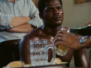 Domingos Xavier (Domingos de Oliveira) refuses to submit to colonial authority in Sarah Maldoror’s Sambizanga (1976)