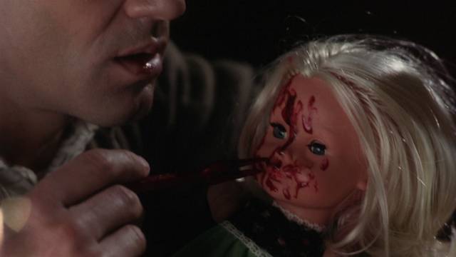 A deaf-mute (Werner Pochath) progresses from dolls to necrophilia to murder in Marijan Vajda's Bloodlust (1977)