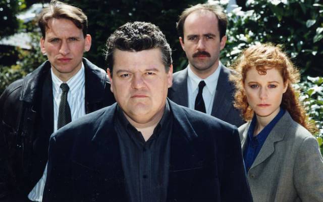 Robbie Coltrane as police psychologist Fitz in Cracker (1993-2006)