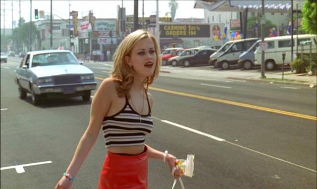Reese Witherspoon as Vanessa, Little Red Riding Hood with attitude, in Matthew Bright's Freeway (1996)