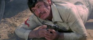 Hit man Jeff Heston (Charles Bronson) survives an assassination attempt in Sergio Sollima's Violent City (1970)
