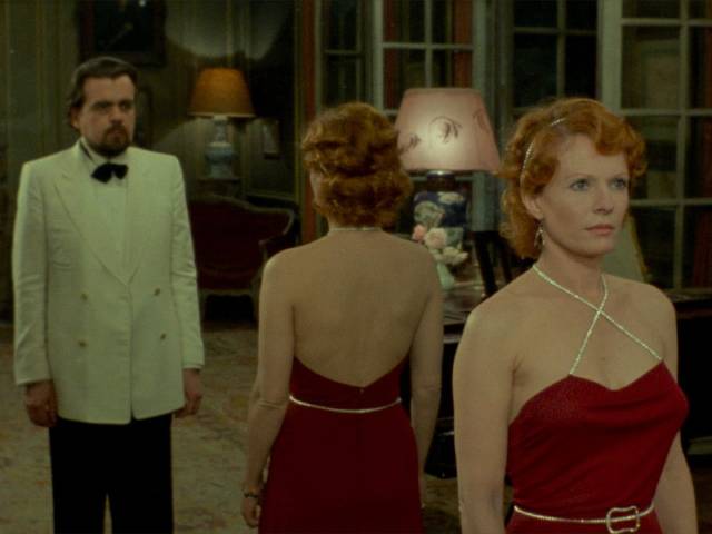 Anne-Marie Stretter (Delphine Seyrig) isn't interested in the Vice-Consul's love in Marguerite Duras' India Song (1975)