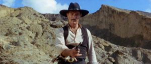 Lee Van Cleef as bounty hunter Jonathan Corbett in Sergio Sollima's The Big Gundown (1967)