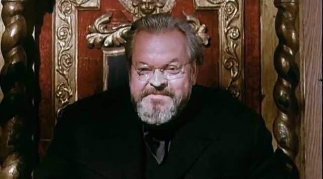 Orson Welles as the cheerfully sinister Mr. Cato in Bert I. Gordon's Necromancy (1972)