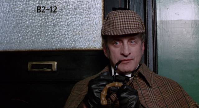 Former judge Justin Playfair (George C. Scott) believes he's Sherlock Holmes in Anthony Harvey's They Might Be Giants (1971)