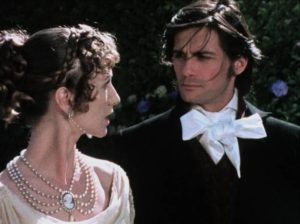 Matthieu (Marc Porel) is concerned about Clara (Daria Nicolodi)'s upcoming wedding in Mario and Lamberto Bava's La Venere d’Ille (1979)