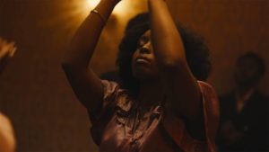 Martha (Amarah-Jae St. Aubyn) loses herself to the music in Steve McQueen's Lovers Rock (2020)