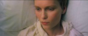 Julia (Mia Farrow) is traumatized by the death of her daughter in Richard Loncraine's Full Circle (The Haunting of Julia, 1977)