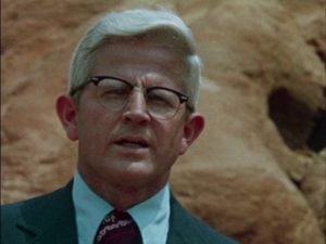 Evangelist Estus Pirkle has an important message for you: "You're damned!" in The Believer's Heaven (1977)