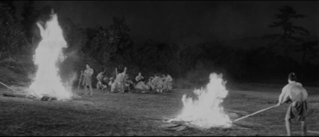 Retainers clear the field, erasing the shame of the corrupt spectacle in Tadashi Imai's Revenge (1964)