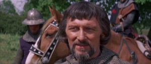 Peter Cushing is ideally cast as the corrupt Sheriff of Nottingham in Terence Fisher's Sword of Sherwood Forest (1960)