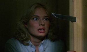 A knife-wielding killer stalks an Italian villa in Lamberto Bava's A Blade in the Dark (1983)
