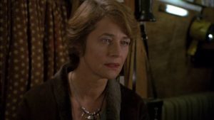 Will Graham (Clive Owen)'s former lover Helen (Charlotte Rampling) tells him she can't help with his revenge quest in Mike Hodges' I'll Sleep When I'm Dead (2002)