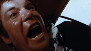 Matt Stone (William Shatner) loses it when childhood memories are triggered in William Grefé's Impulse (1974)