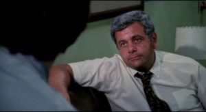 Captain Edelson (Paul Sorvino) knows he's asking a lot of an inexperienced patrolman in William Friedkin's Cruising (1980)