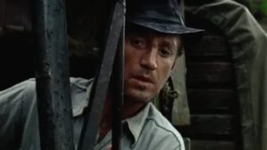 Scanlon (Roy Scheider) keeps his eye on the road in William Friedkin's Sorcerer (1977)