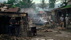A small tropical village seems to be the hopeless endpoint for wasted lives in William Friedkin's Sorcerer (1977)