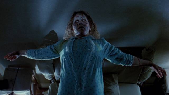 Adolescence is a troubled time for Regan (Linda Blair) in William Friedkin's The Exorcist (1973)