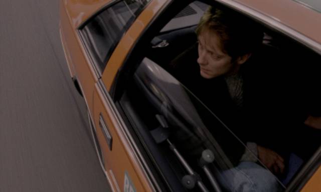 Released from hospital, James Ballard (James Spader) sees the world as different and strange in David Cronenberg's Crash (1996)