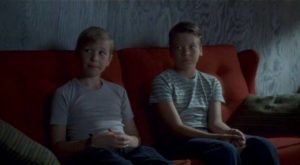 Nicholas and Bobby (David Turnbull) visit some girls in Jeff Erbach's The Nature of Nicholas (2002)