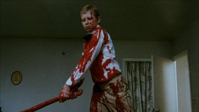 Young George (Scott Praetorius) overreacts to a Freudian primal moment in Romano Scavolini's Nightmare (1981)