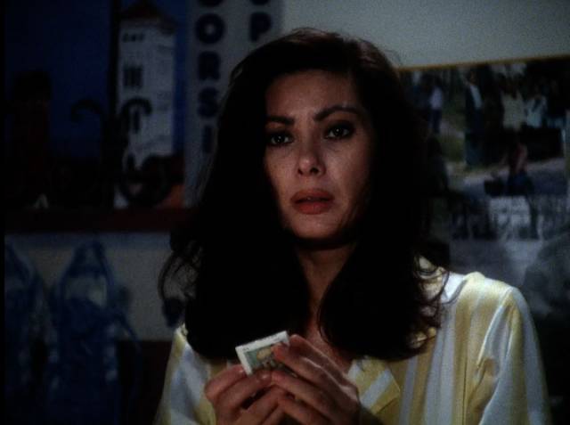 Reporter Nicole Venturi (Edwige Fenech) investigates her own daughter's murder in Sergio Martino's mini-series Private Crimes (1993)