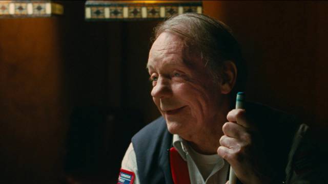 Pete is relatively happy as a mailman in Vancouver in Don Shebib's Down the Road Again (2011)