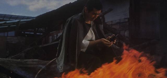 Rikio Ishikawa (Tetsuya Watari) rises from the shes of a defeated Japan in Kinji Fukasaku's Graveyard of Honor (1975)